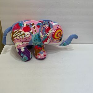 POP ART‎ SOFT MAMMOTH IN FUNKY BRIGHT PRINT